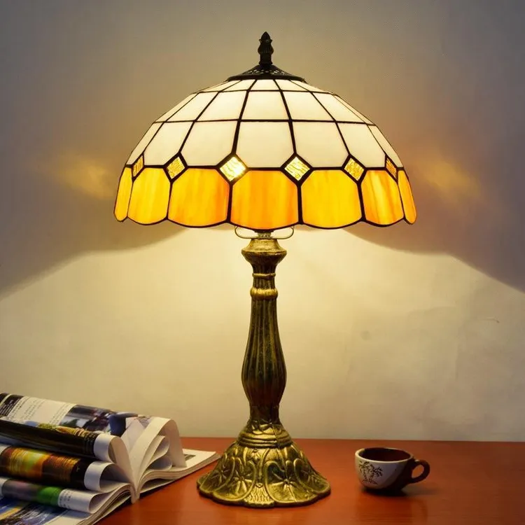 30cm-Lampu-Meja-Tiffany-Dasar-Aolly-Pencahayaan-Kamar-Tidur-WH-TTB-49-
